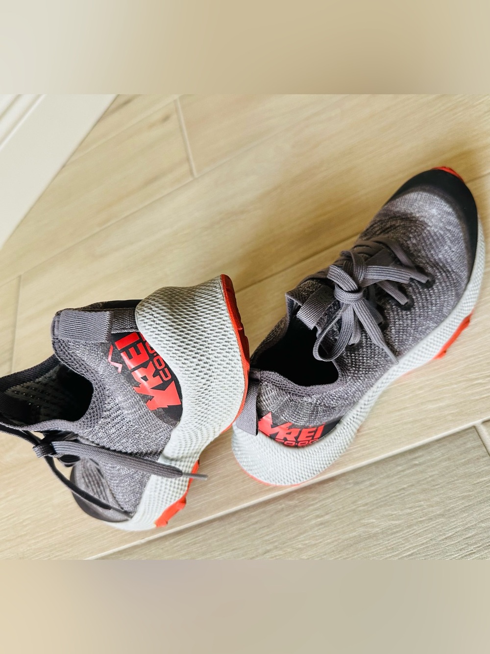 REI trail-running shoes